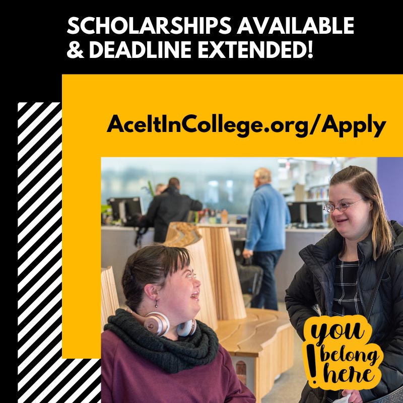 Scholarships available and deadline extended: AceItInCollege.org/Apply