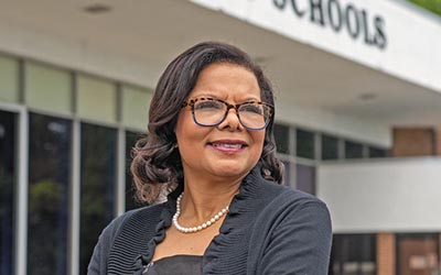 Maria Pitre-Martin is the new superintendent of Petersburg City Public Schools. (Photo by Ash Daniel)
