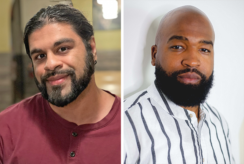 Headshots of Waleed Sami and Christopher Jeter, counselor education students in the VCU School of Education.